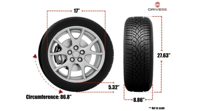 225 60R17 In Inches Tire Sizing Specs Conversions And Options
